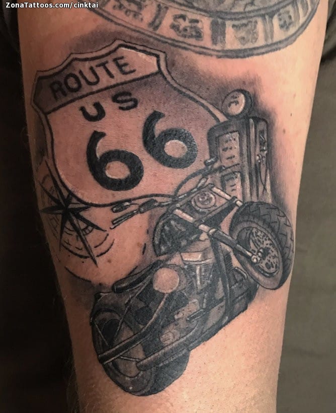 Foto de tatuaje Motos, Vehículos