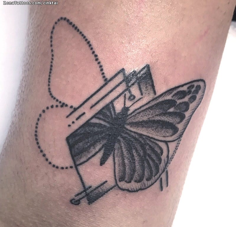 Tattoo photo Butterflies, Insects