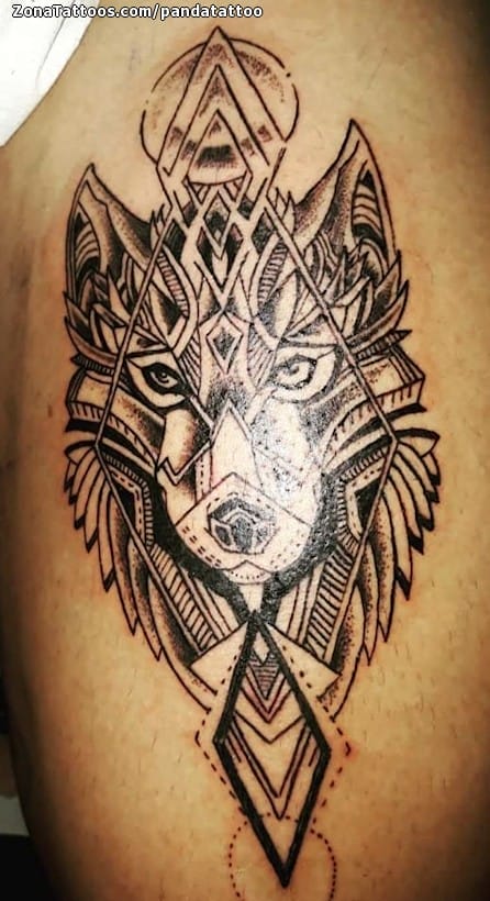 Foto de tatuaje Lobos, Animales