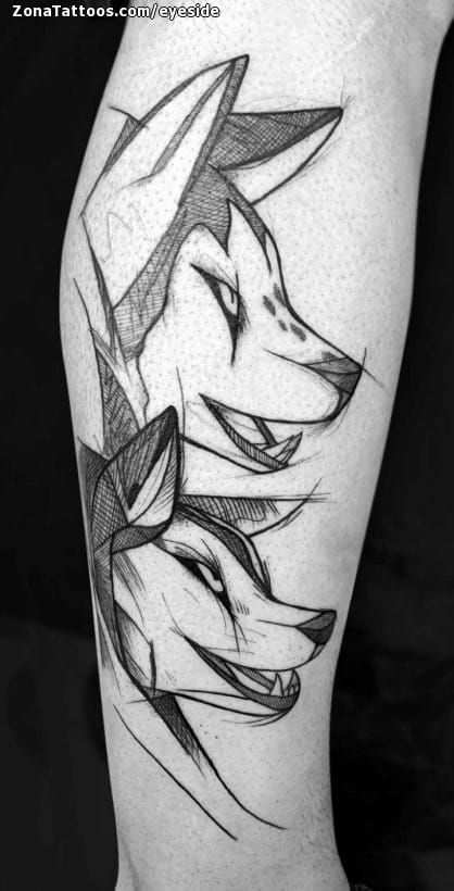 Foto de tatuaje Perros, Animales