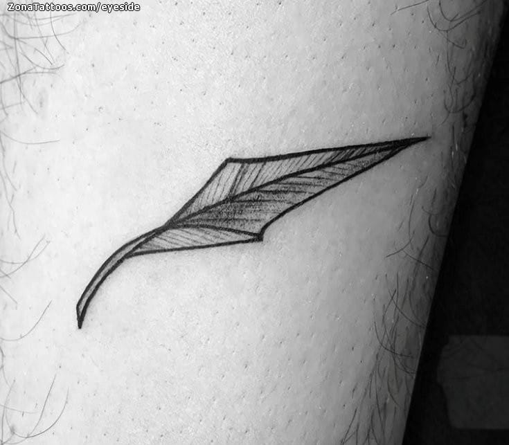 Foto de tatuaje Plumas, Pequeños