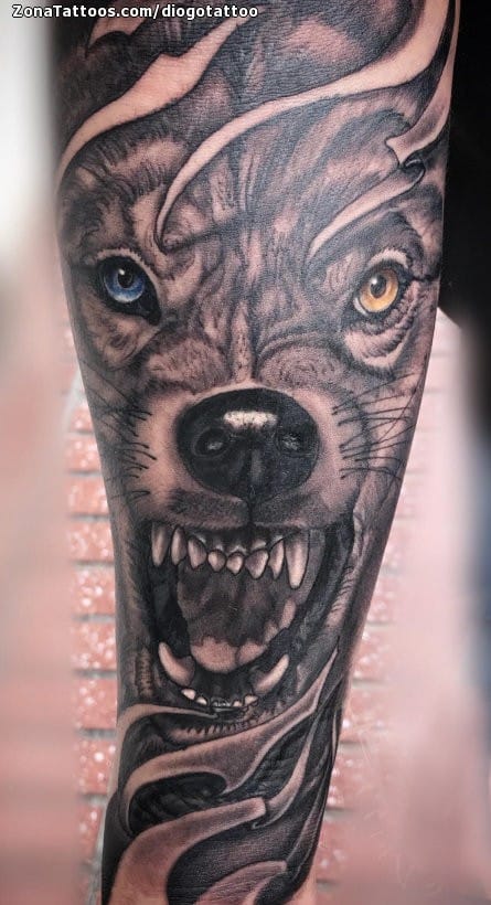 Tattoo photo Wolfs, Animals