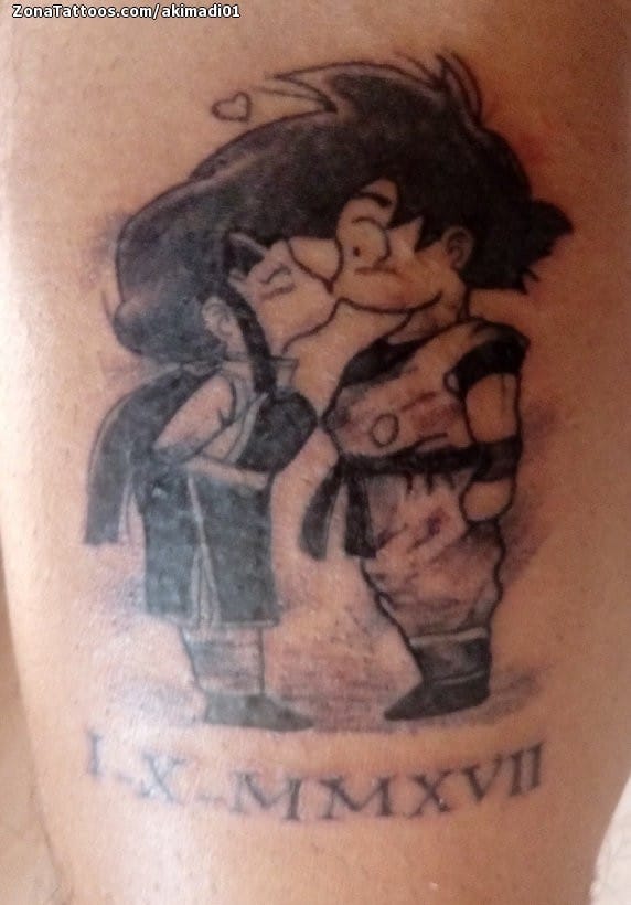 Foto de tatuaje Dragon Ball, Manga, Series de TV