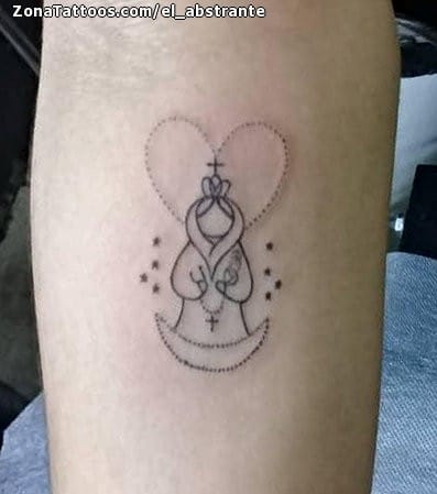 Foto de tatuaje Vírgenes, Religiosos, Pequeños