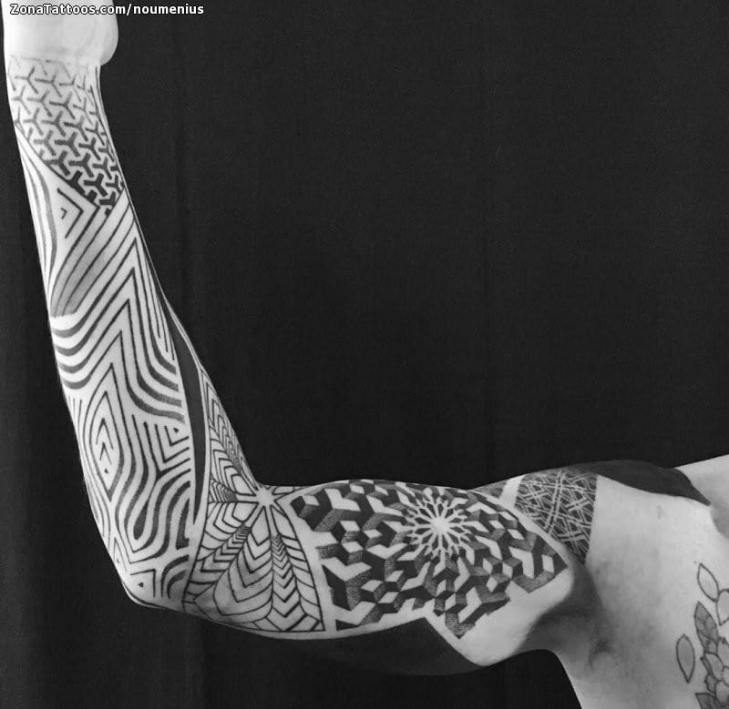 Tattoo photo Geometrics, Sleeves, Arm