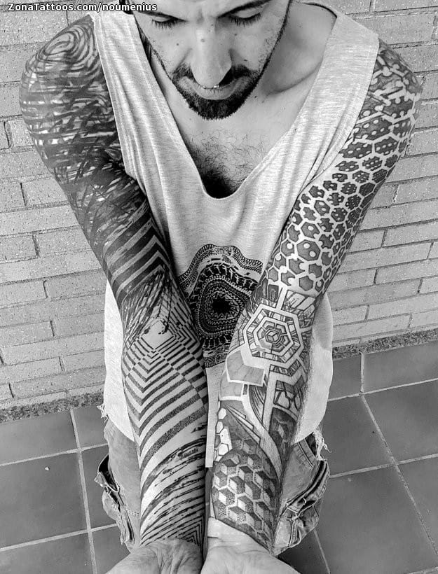 Tattoo photo Geometrics, Arm, Sleeves