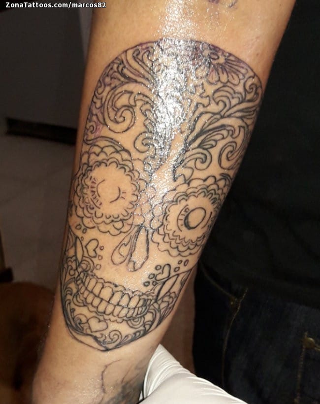 Foto de tatuaje Sugar Skull