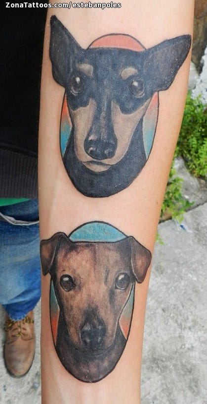 Foto de tatuaje Perros, Animales