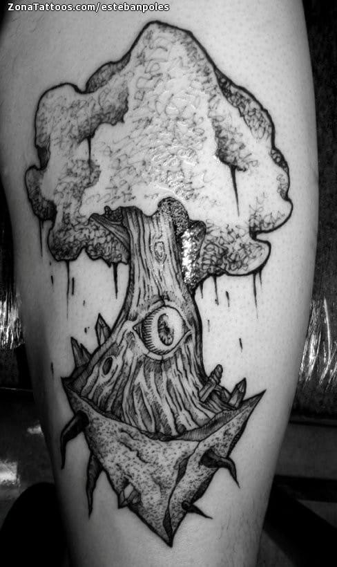 Tattoo photo Trees, Monsters