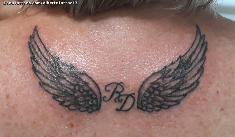 Tattoo photo Wings, Back