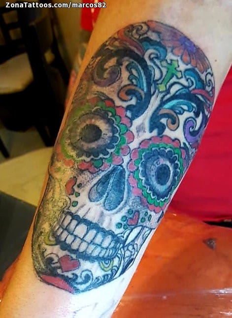 Foto de tatuaje Sugar Skull