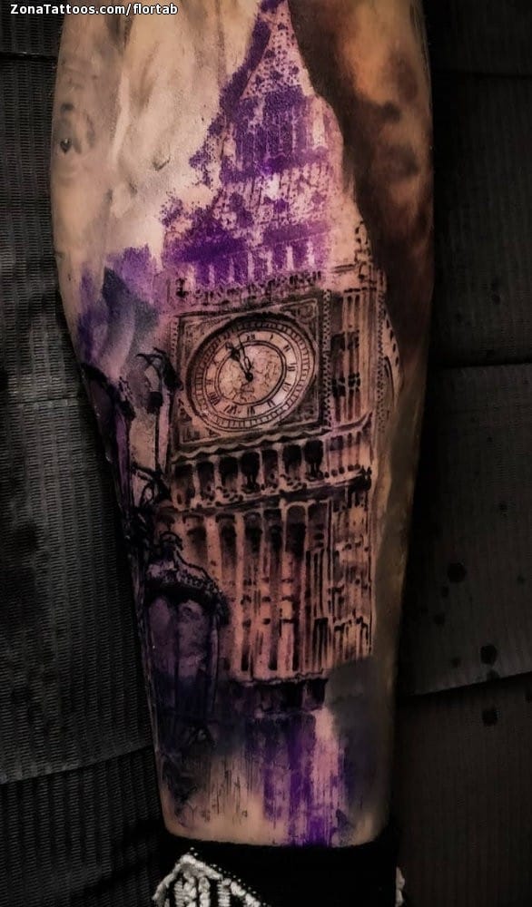 Tattoo photo Big Ben, Monuments, Buildings