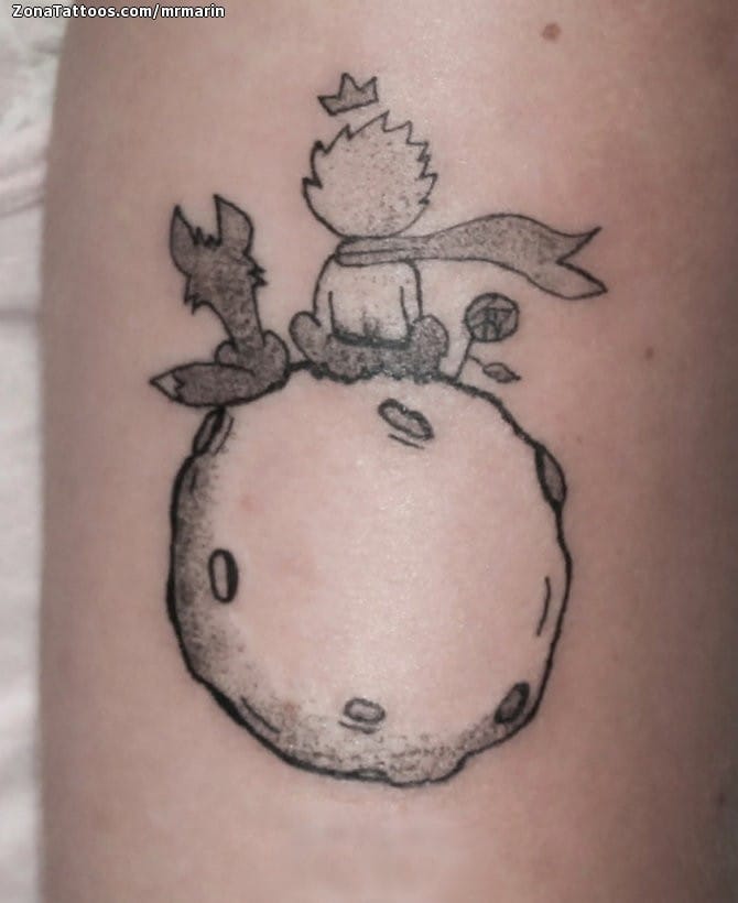 Foto de tatuaje El Principito, Literatura