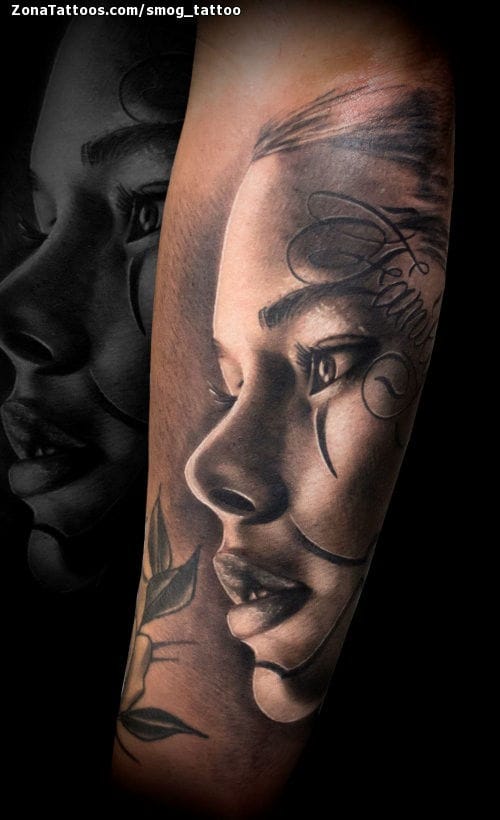 Tattoo photo Faces, Portraits, People