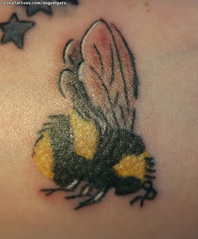 Tattoo photo Bees, Insects