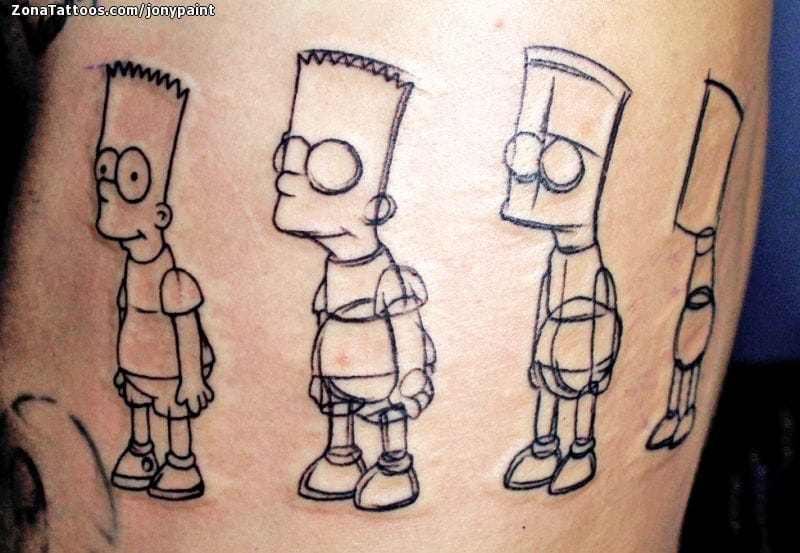 Tattoo photo The Simpsons, TV Shows