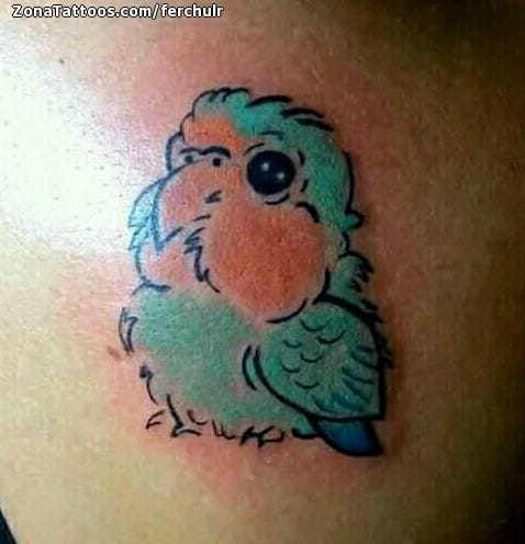 Foto de tatuaje Aves, Animales