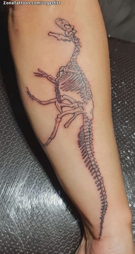 Foto de tatuaje Dinosaurios, Animales, Brazo