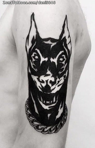 Foto de tatuaje Perros, Animales, Brazo