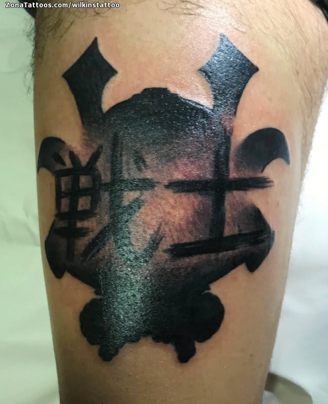 Foto de tatuaje Orientales, Kanjis