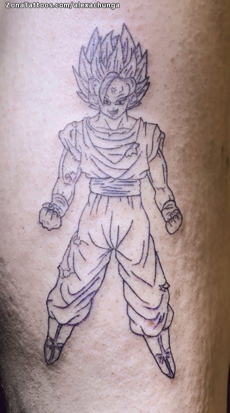 Foto de tatuaje Dragon Ball, Manga, Series de TV