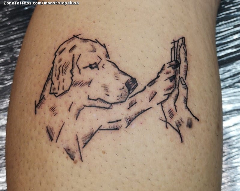 Tattoo photo Dogs, Animals