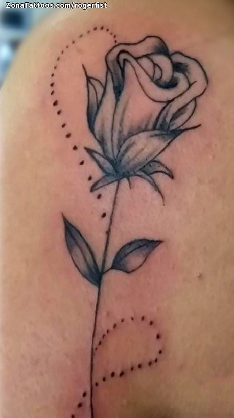 Tattoo photo Roses, Flowers