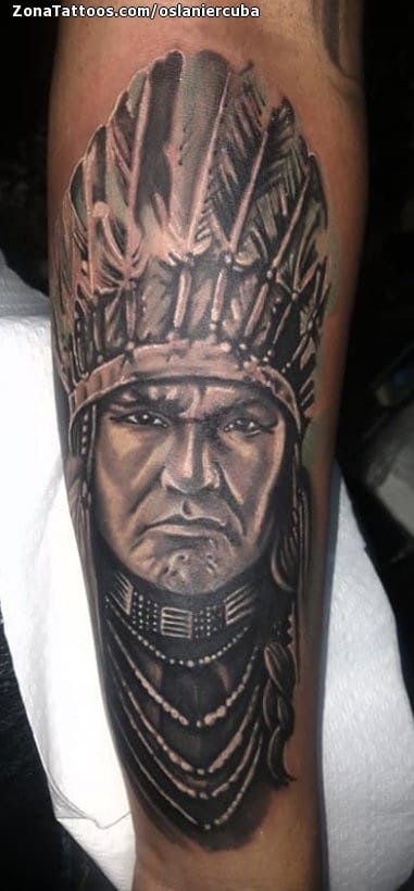 Tattoo of Indians, Arm