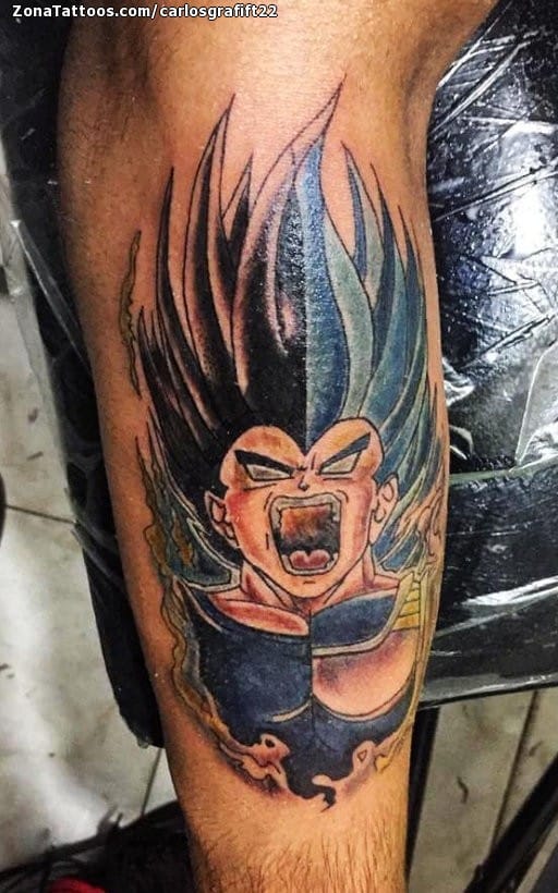 Foto de tatuaje Dragon Ball, Manga, Series de TV