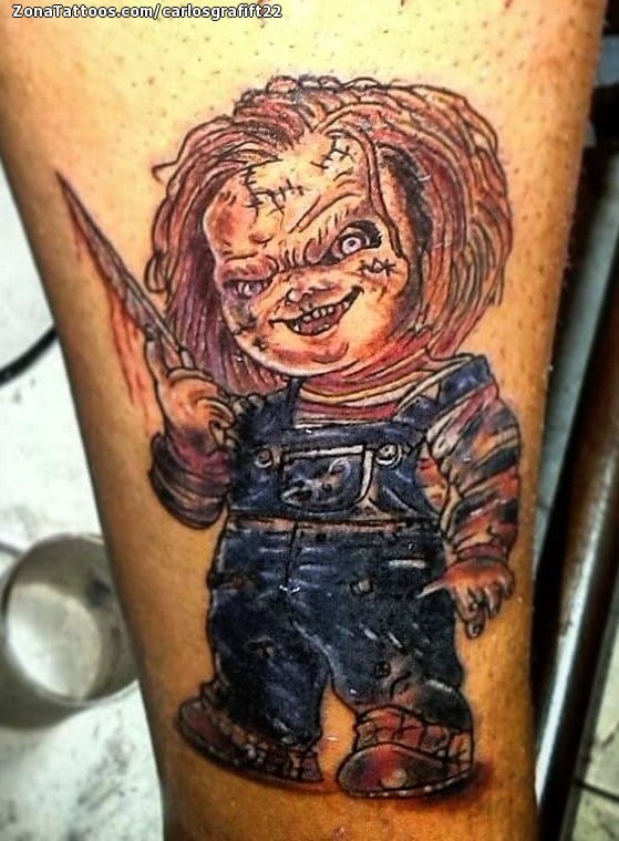 Tatuaje de Chucky, Muñecos, Cine