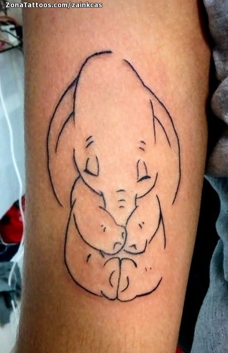 Foto de tatuaje Dumbo, Disney, Cine