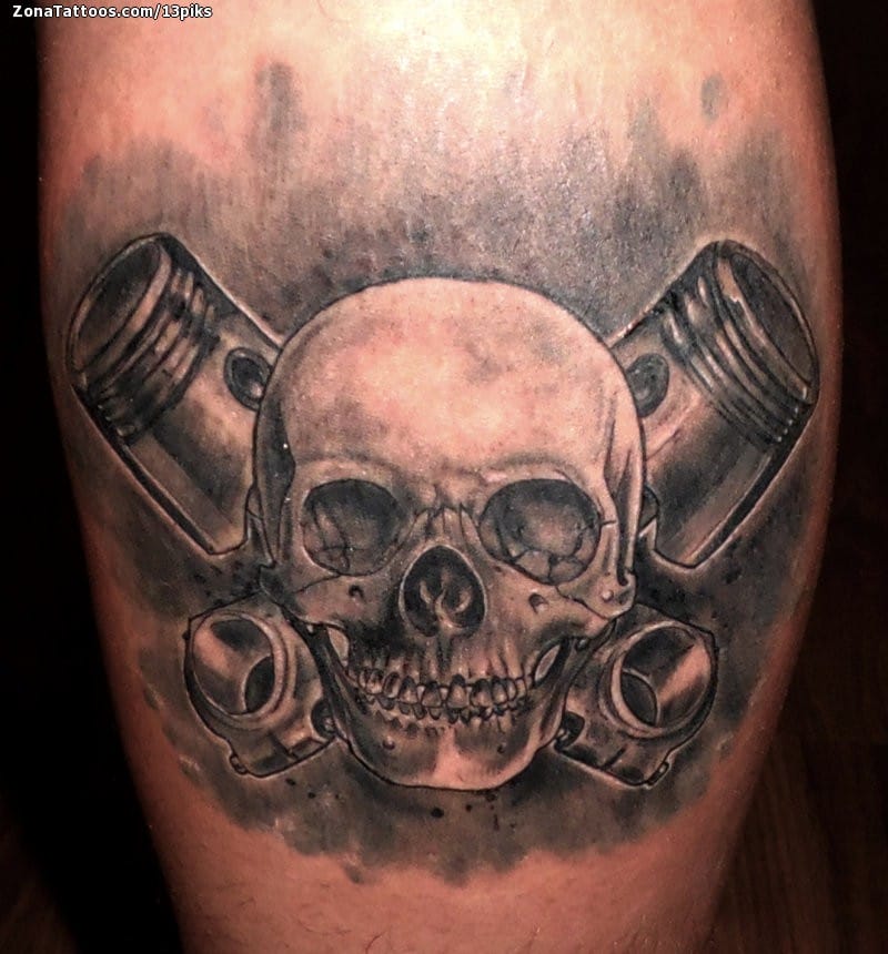 Tattoo of Skulls, Engines, Gothic