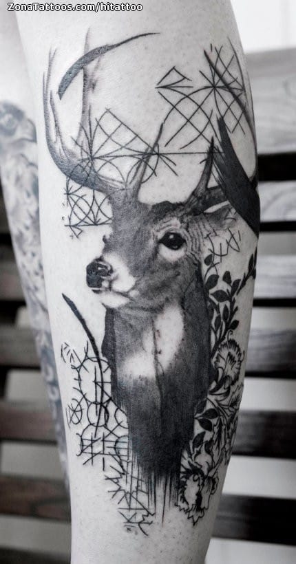 Foto de tatuaje Ciervos, Animales