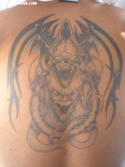 Tattoo photo Demons, Tribal, Gothic