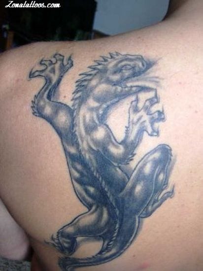 Foto de tatuaje Lagartos, Animales