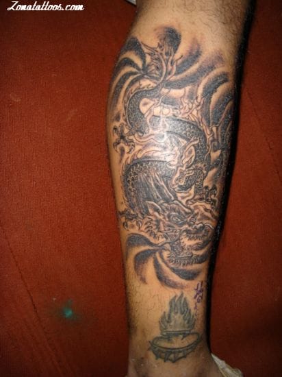 Foto de tatuaje Dragones, Orientales