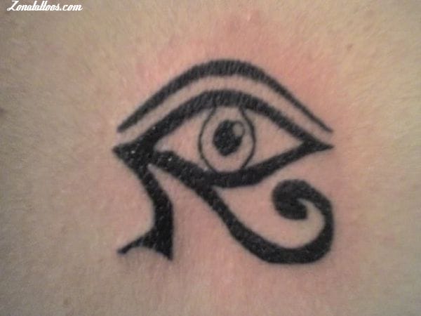 Foto de tatuaje Egipcios, Ojos, Ojo de Horus