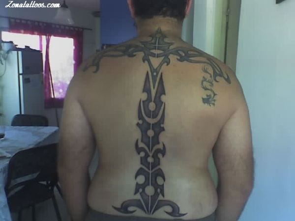 Tattoo photo Tribal, Back