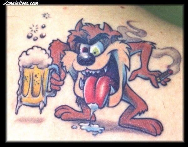 Tattoo of Looney Tunes, Tasmanian Devil