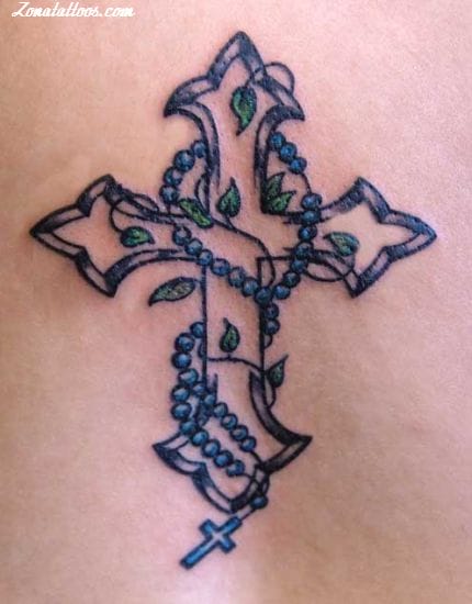 Tattoo photo Crosses, Rosaries, Religious
