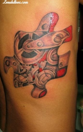 Foto de tatuaje Biomecánicos, Puzzles