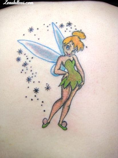 Foto de tatuaje Campanilla, Hadas, Disney