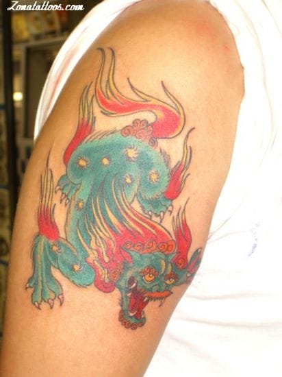 Tattoo photo Dragons, Asian