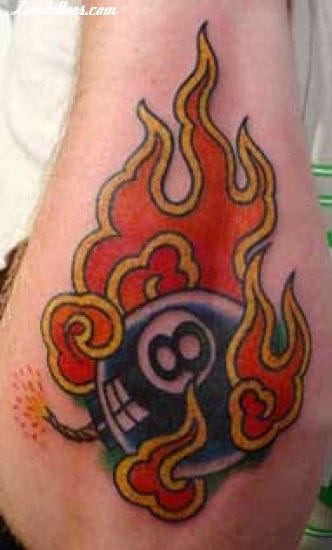 Tattoo photo Pool, Fires