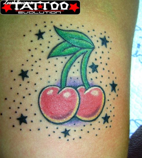 Foto de tatuaje Cerezas