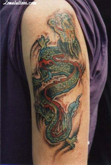 Foto de tatuaje Dragones