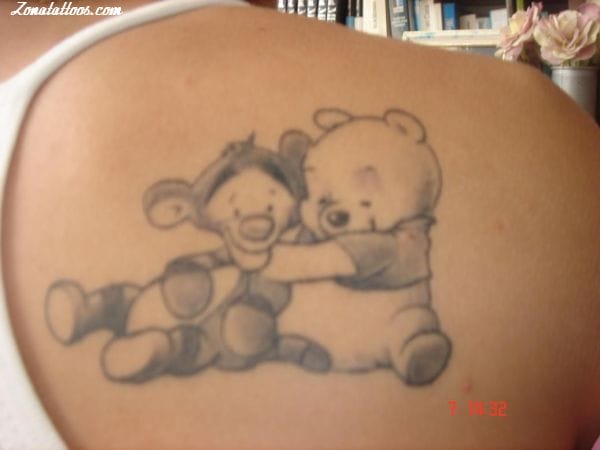 Foto de tatuaje Osos, Winnie de Pooh