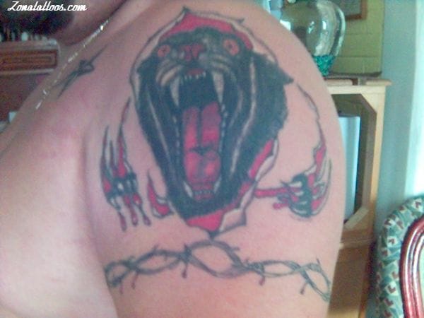 Tattoo photo Panthers, Animals, Shoulder