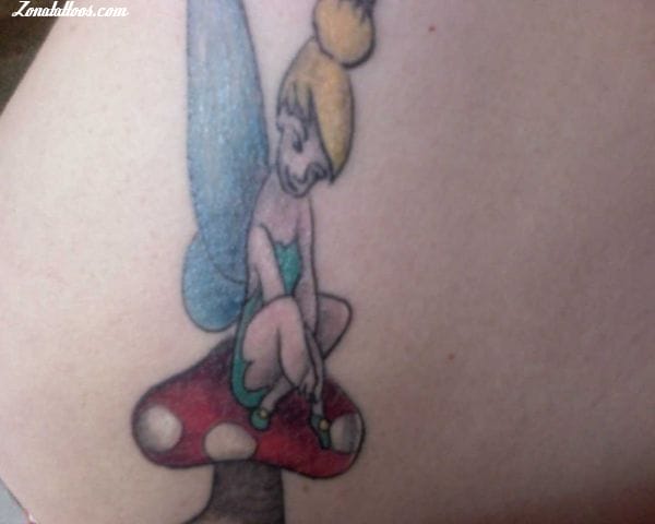 Foto de tatuaje Campanilla, Disney, Hadas