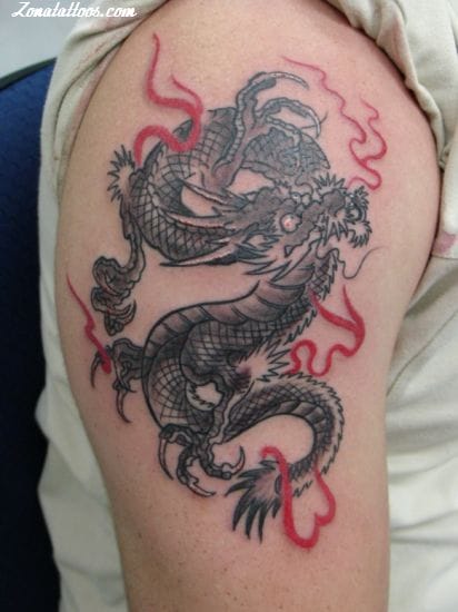 Tattoo photo Dragons, Asian